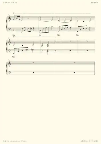 钢琴谱 - 失恋进行曲