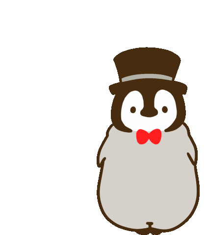 可爱小企鹅 gif动态图