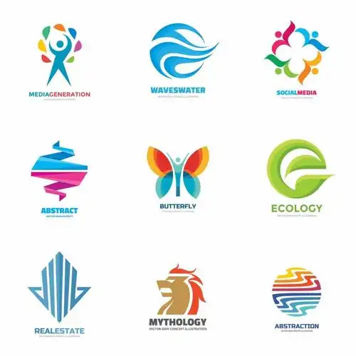 彩色创意logo设计