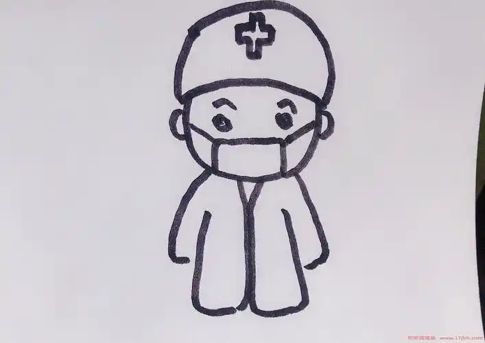 医生怎么画简笔画图片