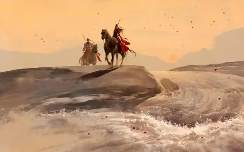 首页 桌面壁纸 风格壁纸 古风水墨精美插画电脑桌面壁纸1920_1200手机