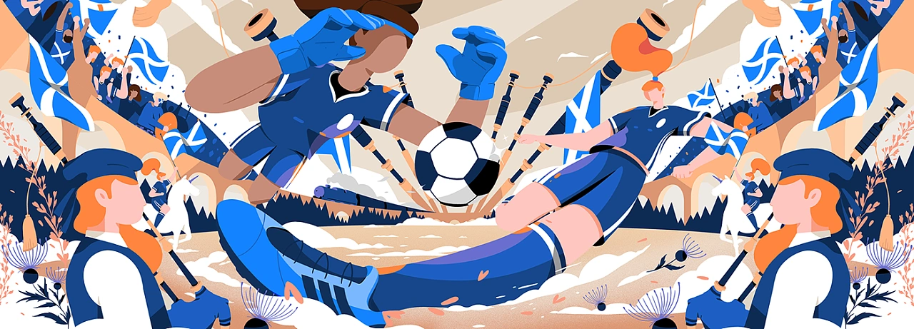 运动会宣传海报——足球|插画|商业插画|弥青藤 - 原创作品 - 站酷