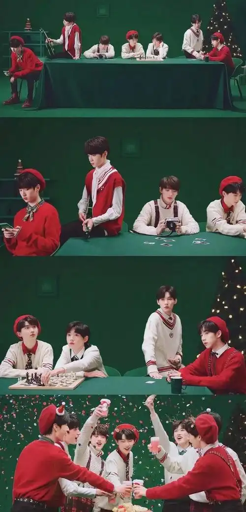 tnt时代少年团高清竖屏壁纸 七人合体照锁屏图片