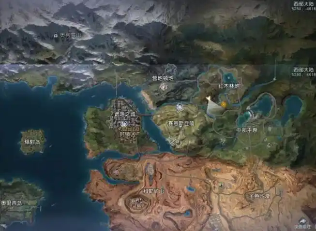 黎明觉醒地图什么样