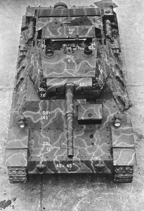 意大利二战威力最大的超级雄狮p40重型步兵坦克