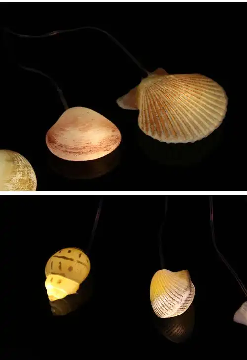 防水led贝壳灯 水池装饰灯 鱼缸装饰灯 户外低压景观灯 海鲜灯