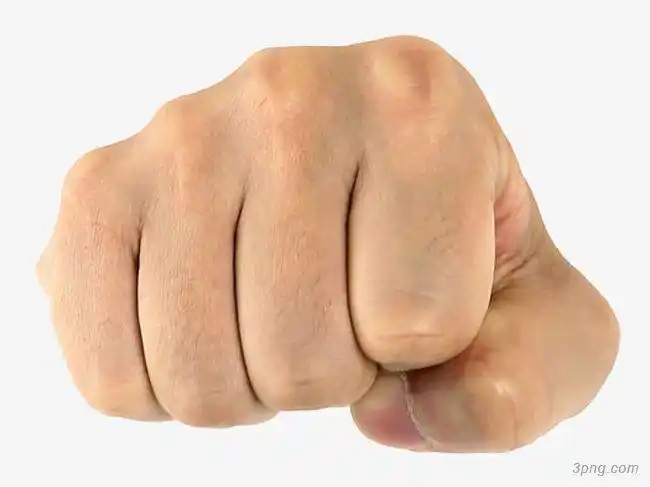 拳头手势高清png素材透明免抠图片-装饰效果