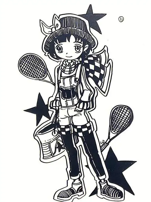 创意美术动漫线描临摹素材线稿