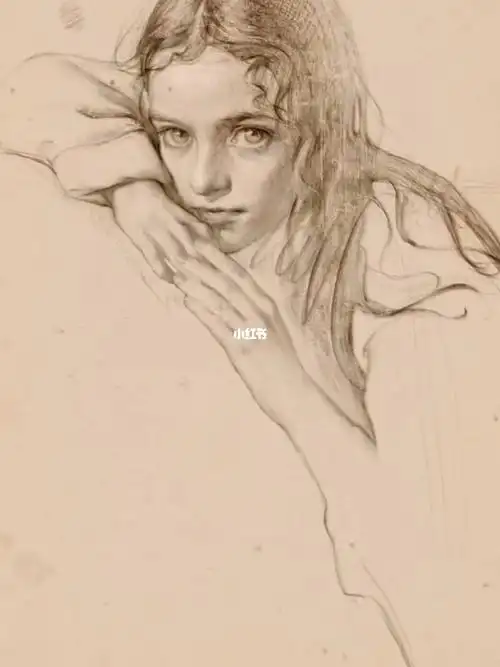 君子老师沉浸式素描绘画过程