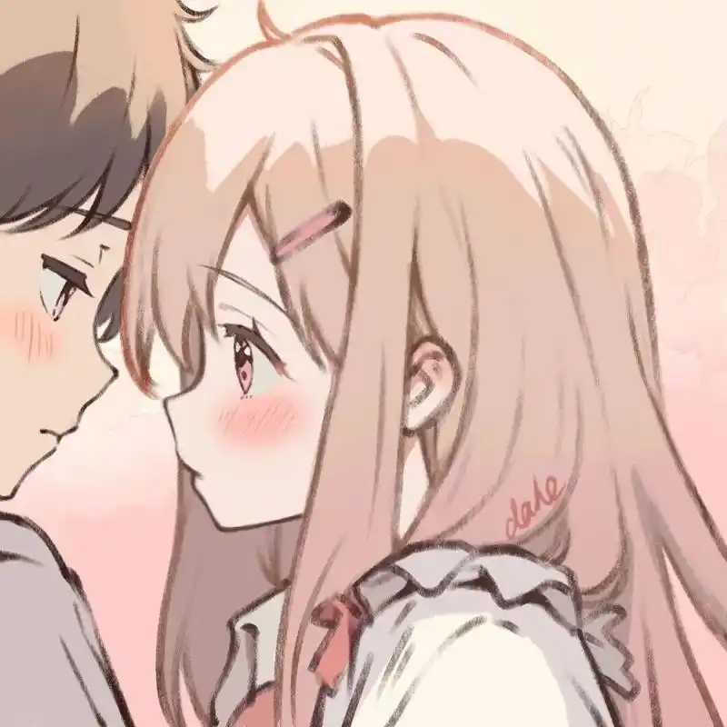 情侣头像丨怦然心动卡通情侣头像