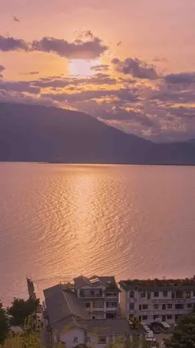 日暮黄昏唯美迷人自然风光