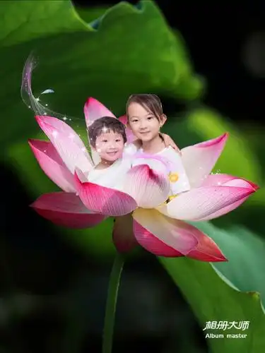 我的两个活泼可爱的小公主