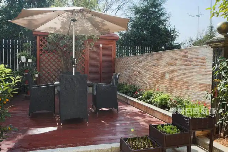 碧桂园水岸人家380平欧式庭院休闲区