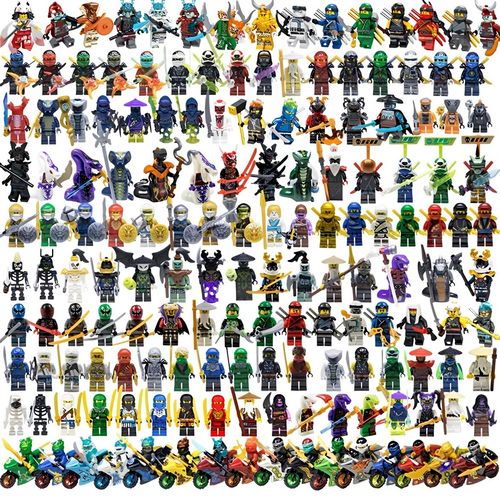 清仓价兼容乐高幻影忍者人仔益智拼装积木玩具3岁8男孩绝版稀有的