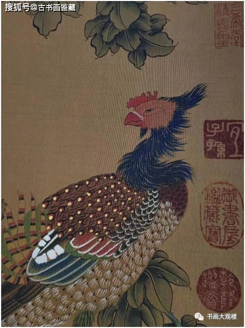 明代 唐寅 百鸟朝凤画 (中堂)