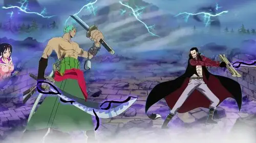 索隆与鹰眼终将会有一战,也是索隆成为天下第一大