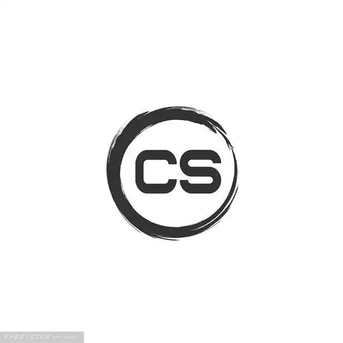 首字母cs标志模板设计