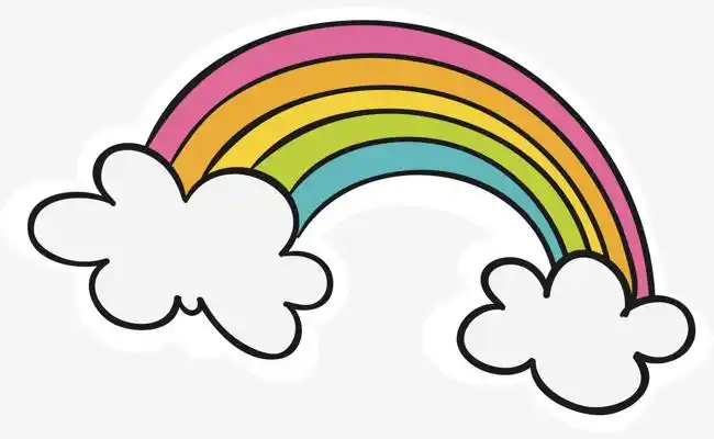 彩色卡通可爱气球装饰矢量图免费下载