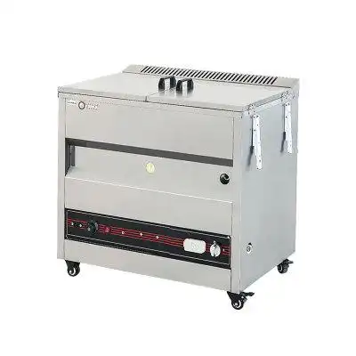 壹迪全自动控温商用燃气油炸锅 煤气液化气炸油条机炸鸡排电炸炉