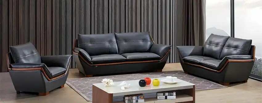 真皮沙发客厅组合i沙发现代简约沙发真皮沙发三件套