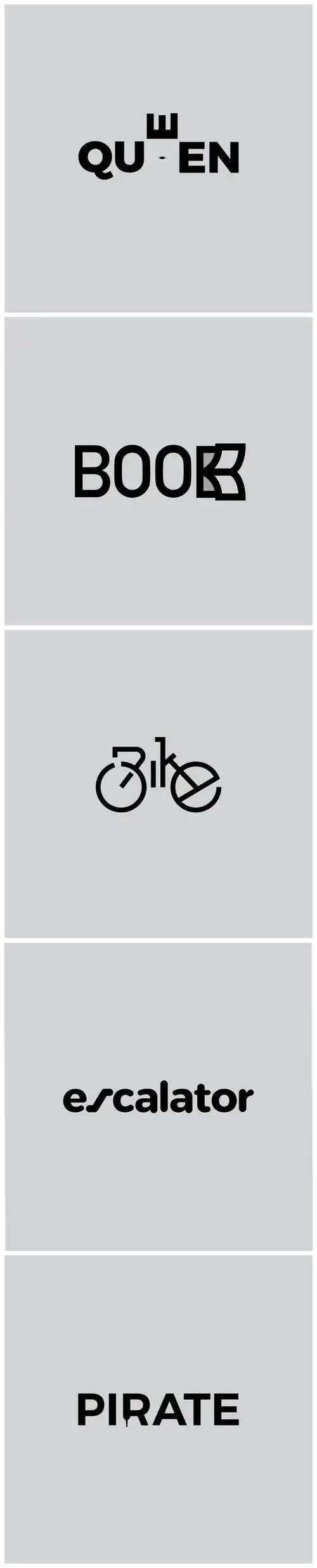 创意英文单词字体设计瑞典设计师danielcarlmatz过去一年里挑战自己