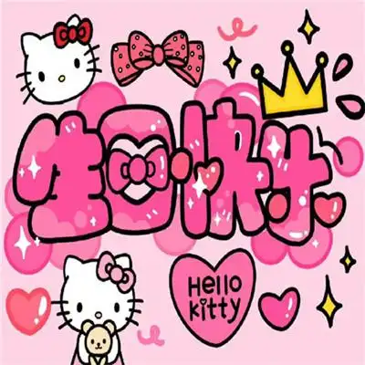 很有创意的生日快乐头像图片大全 卡通精致很唯美的生日快乐头像
