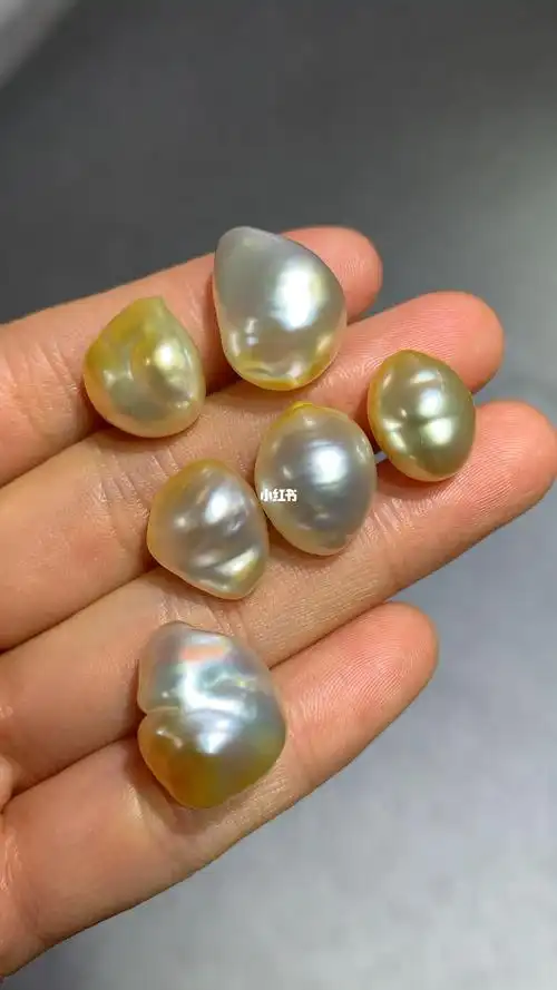 天然无核野生珍珠裸珠