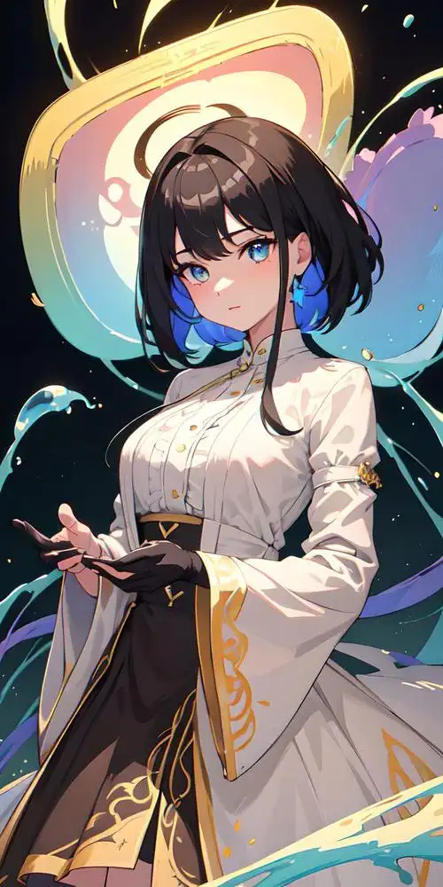 ai绘画:梦幻动漫世界的少女形象,超清画质