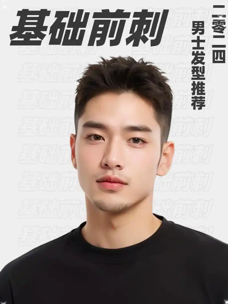 2024男士发型推荐-基础前刺.前刺发型是近年来较为流行的男 - 抖音