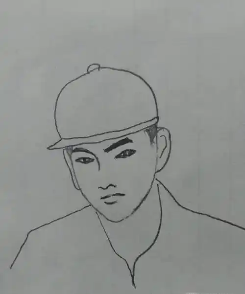 帅气的吴亦凡简笔画怎么画