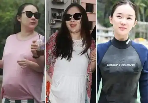 别说女星怀孕只胖肚子了,这10位女神,也没逃开"胖出一个自己"