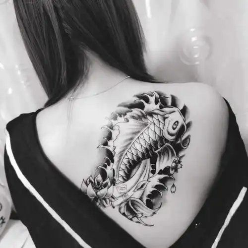 5寸半臂普通纹身贴照片集