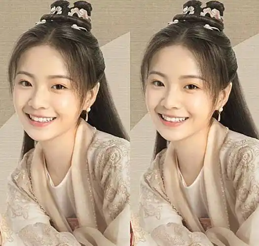 李庚希在《花好月又圆》中的古装扮相,同样相当漂亮