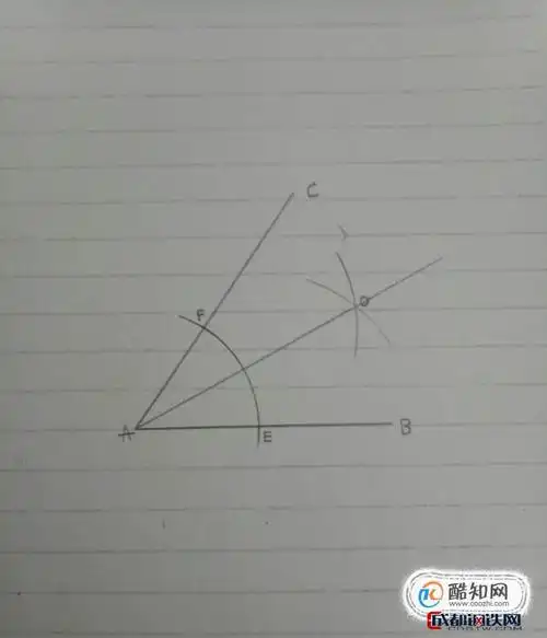 角平分线怎么画