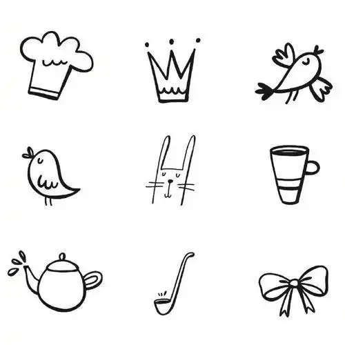 简笔画好看的可爱的小图案 简笔画图片大全-普车都