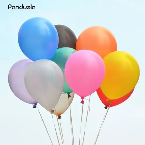 15glatexblackballoon婚房婚礼生日圣诞派对珠光气球