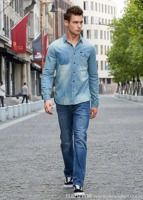 男生牛仔裤搭配上衣 夏季时尚男装搭配示范