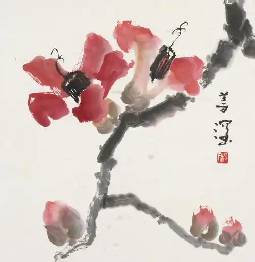 杨善深木棉小品