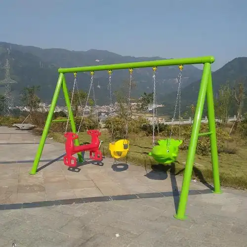 幼儿园儿童大型户外秋千吊椅摇篮烤漆钢管小区秋千