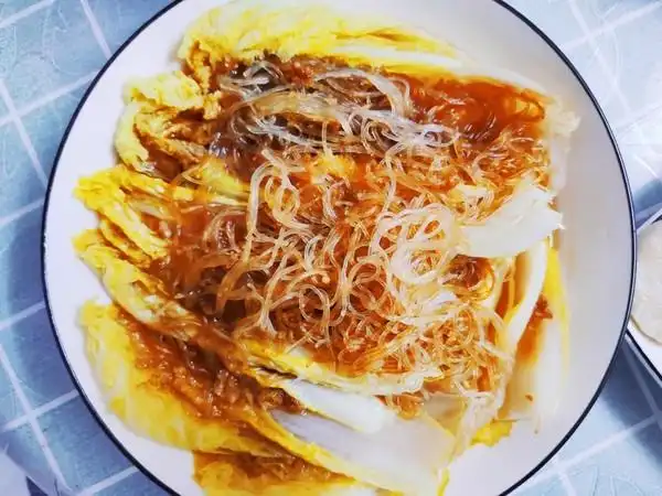 冯花籽做的蒜蓉粉丝娃娃菜