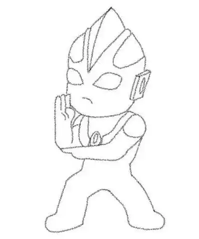 怎么画迪迦奥特曼?