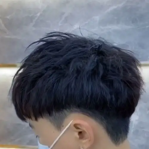 烫发男士摩根定位纹理锡纸黑人钢夹家用刘海烫发水