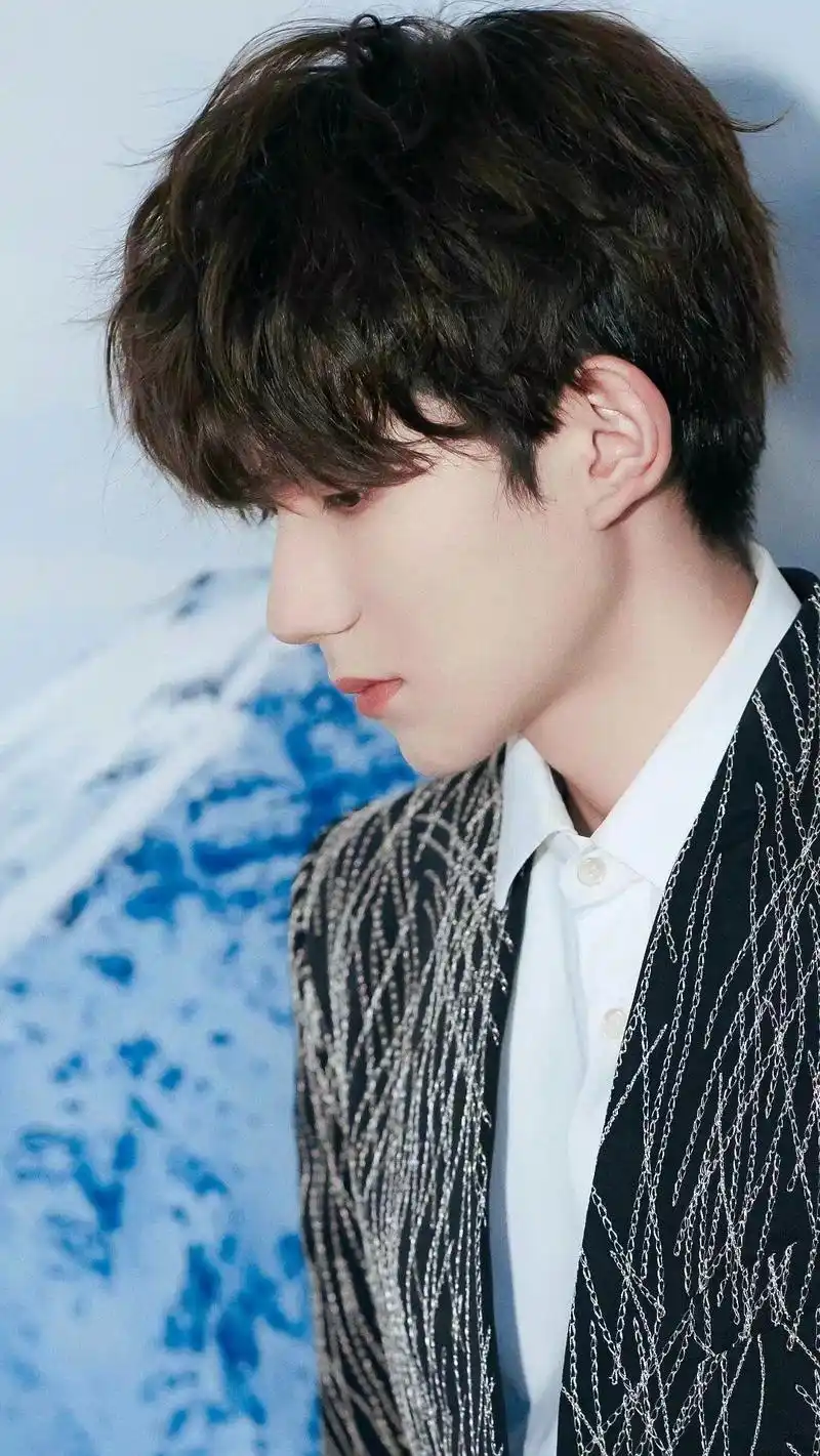 品一品王源的侧颜,虽然肥但是真的精致