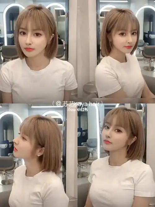 2021女生心动的短发7815减龄显白发色!_短发_减龄