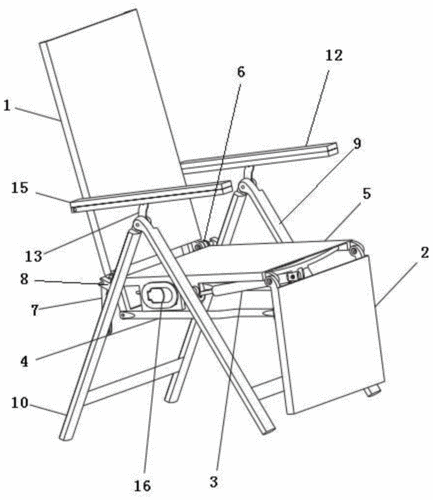 一种伸缩躺椅的制作方法