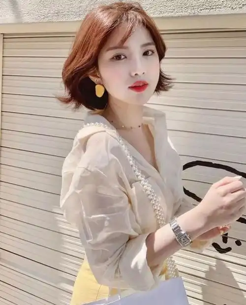 适合微胖女孩的短发