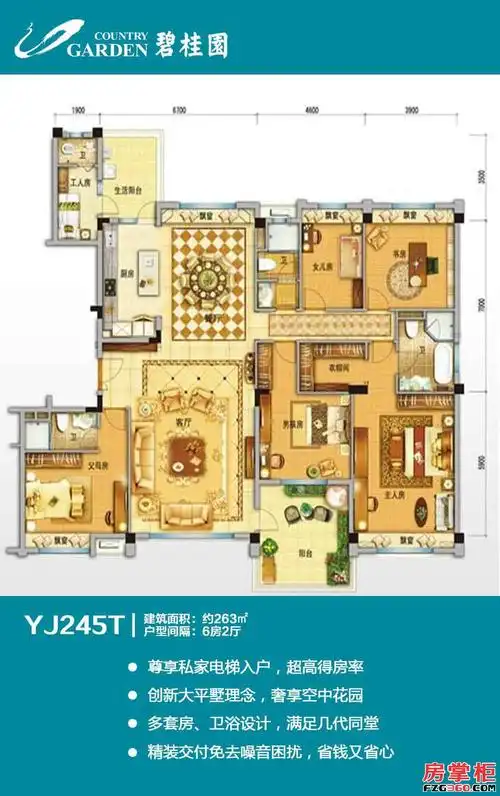 平远碧桂园户型图 - 梅州房掌柜