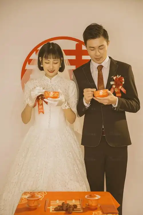 80年代婚纱老照片