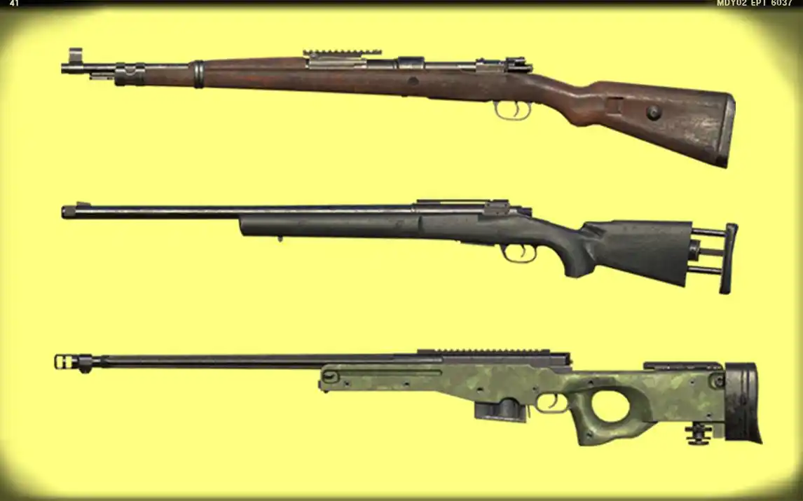 绝地求生:98k,m24,awm的区别对比分析