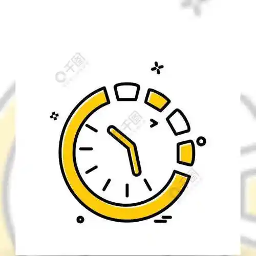 时钟图标设计矢量